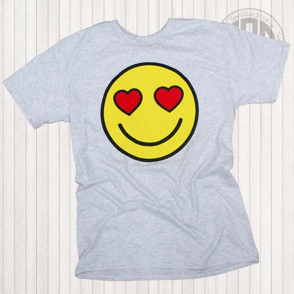 Heart Smiley Emoji Valentine T-Shirt