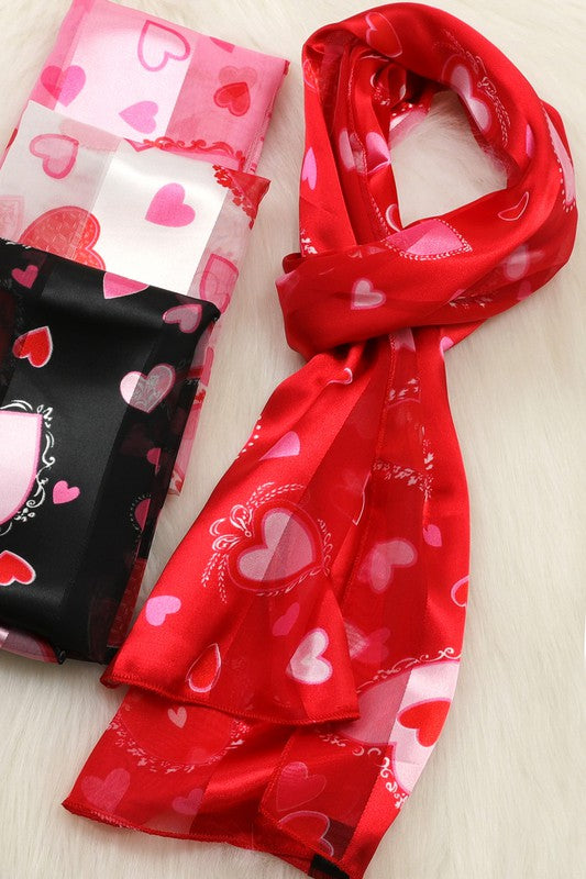 Valentines Day Red Scarf