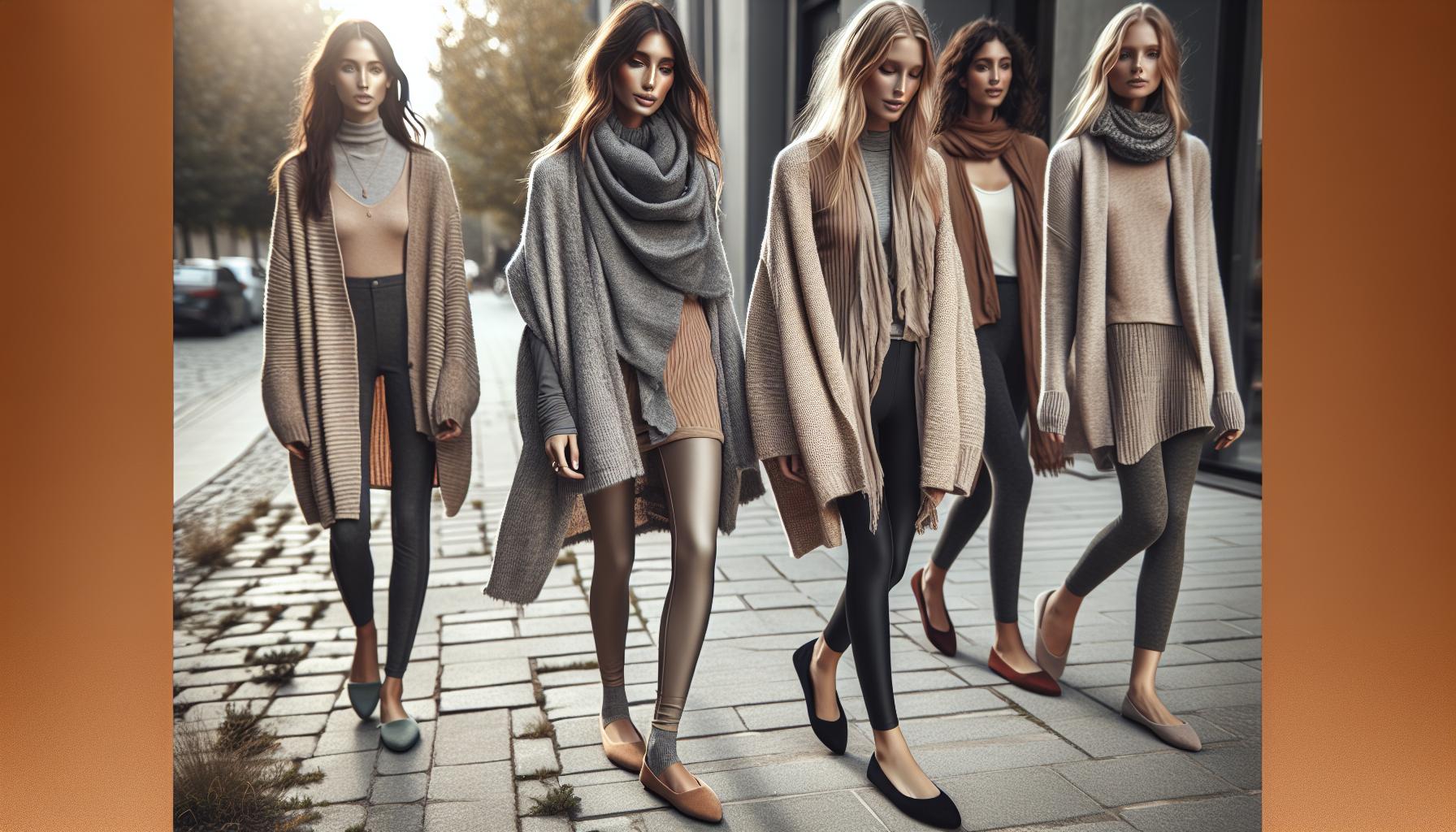 Stylish Layering: Flats and Leggings Outfit Tips