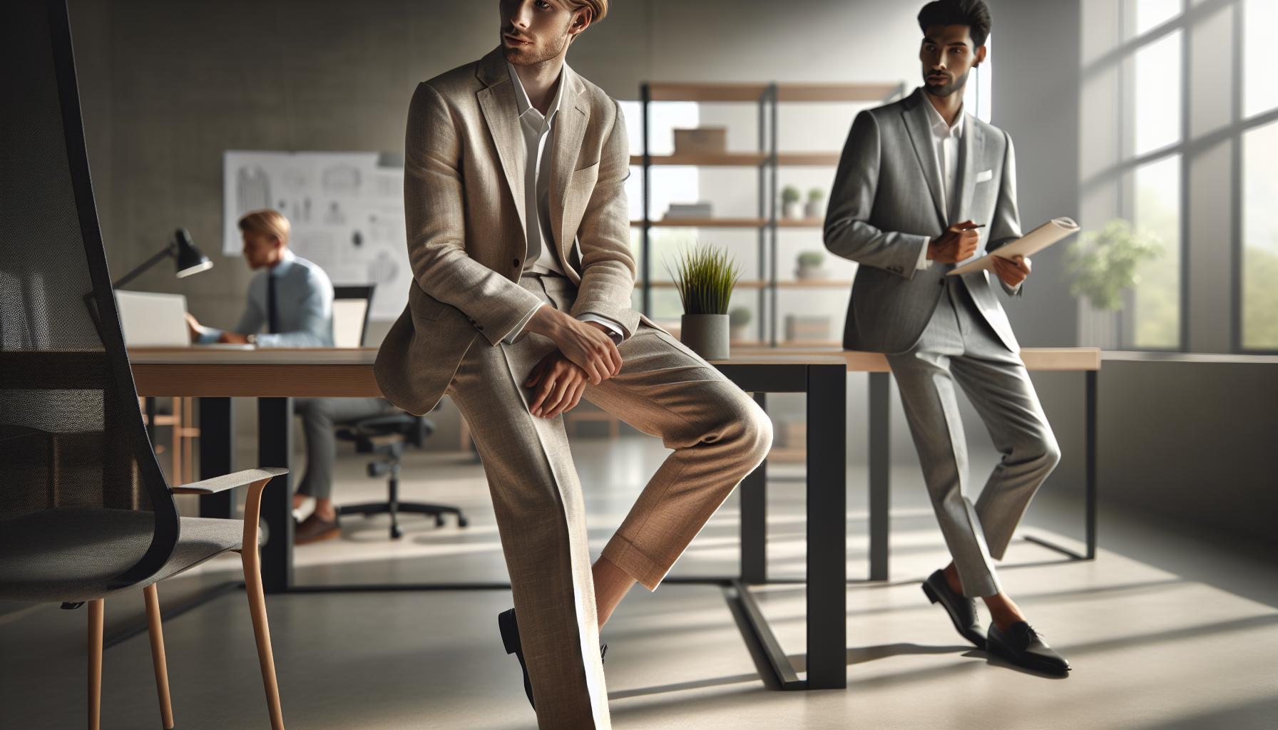 Linen Trousers for Work: Professional Yet Comfy