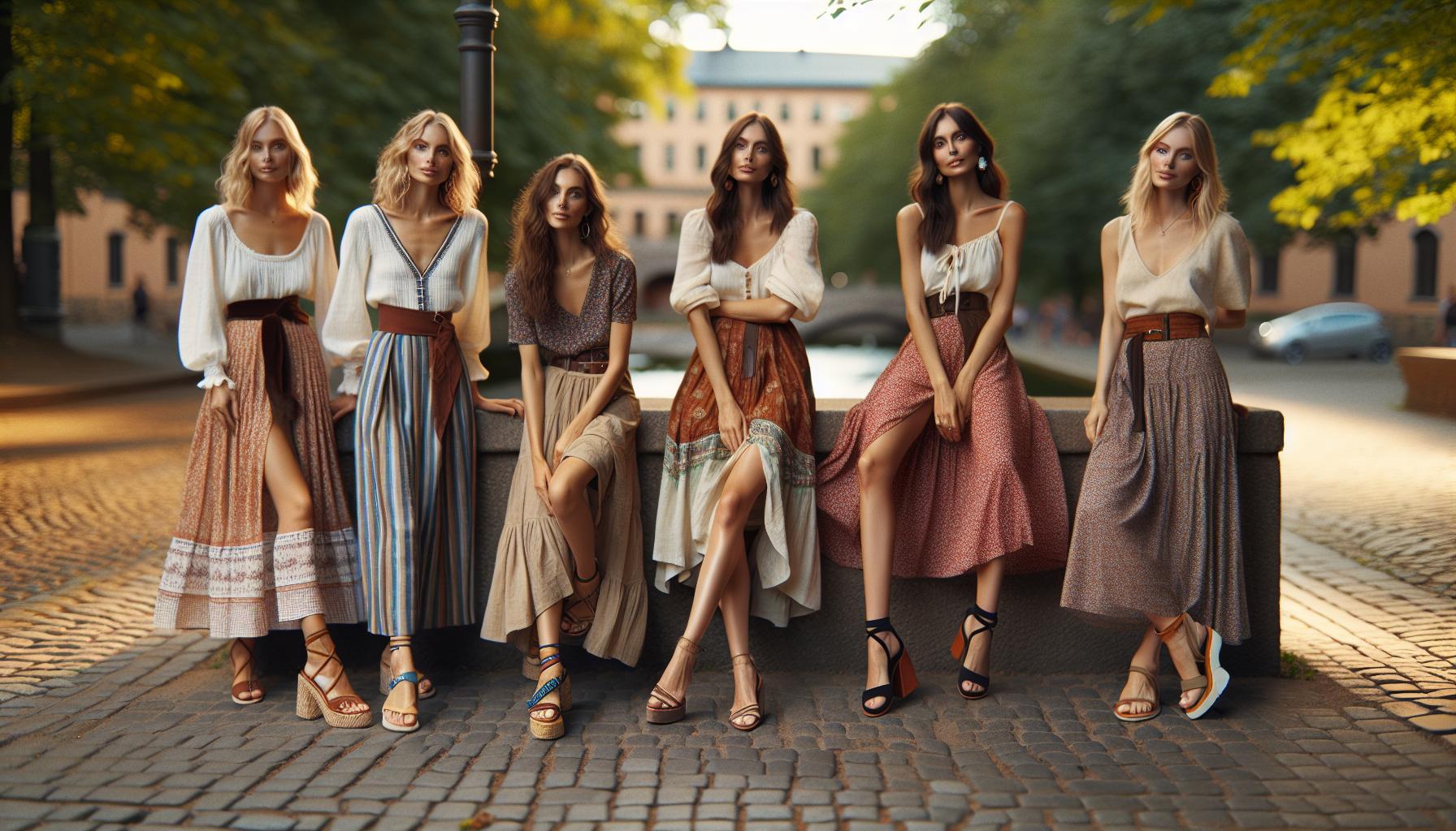 The Best Footwear for Every Occasion with Maxi Skirts
