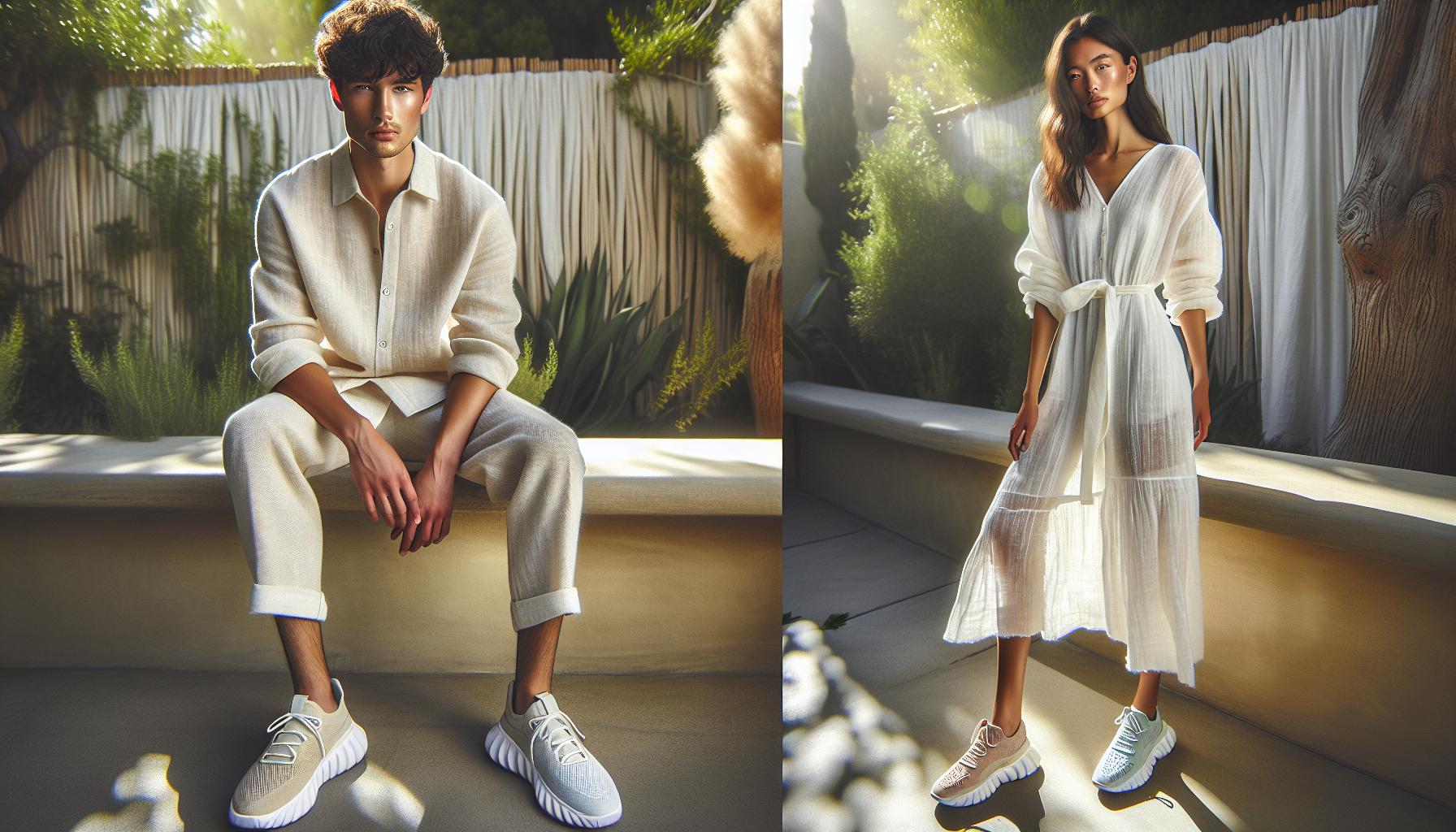 Sneaker Styles That Elevate Linen Looks