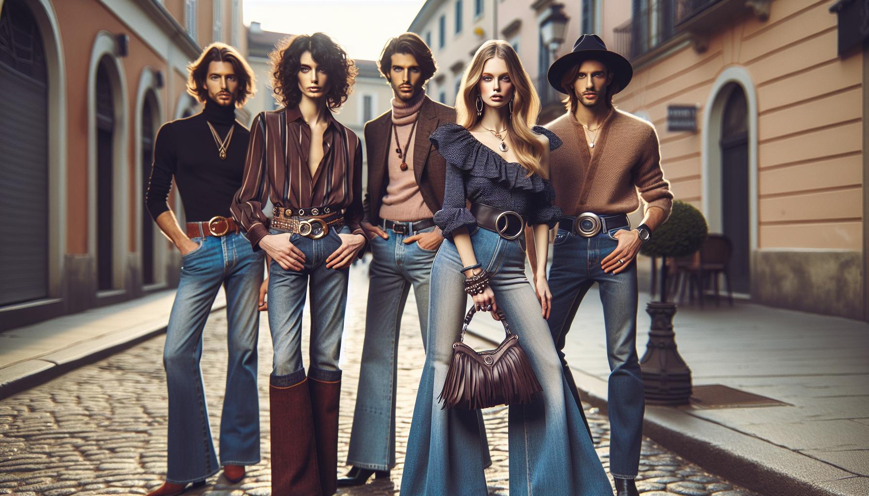 Accessorizing Flare Jeans for a Touch of Chic