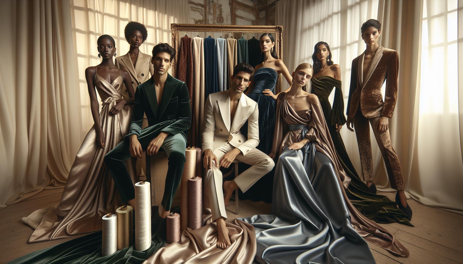 Essential Fabrics and Colors for Glamorous Looks