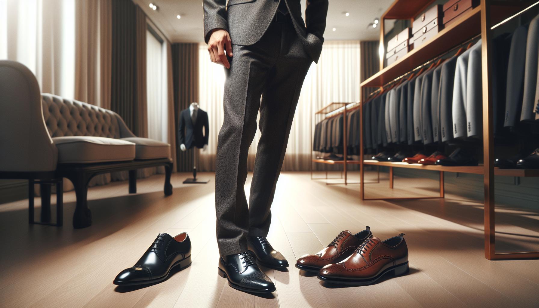 Choosing the Right Shoe Color for a Grey Suit