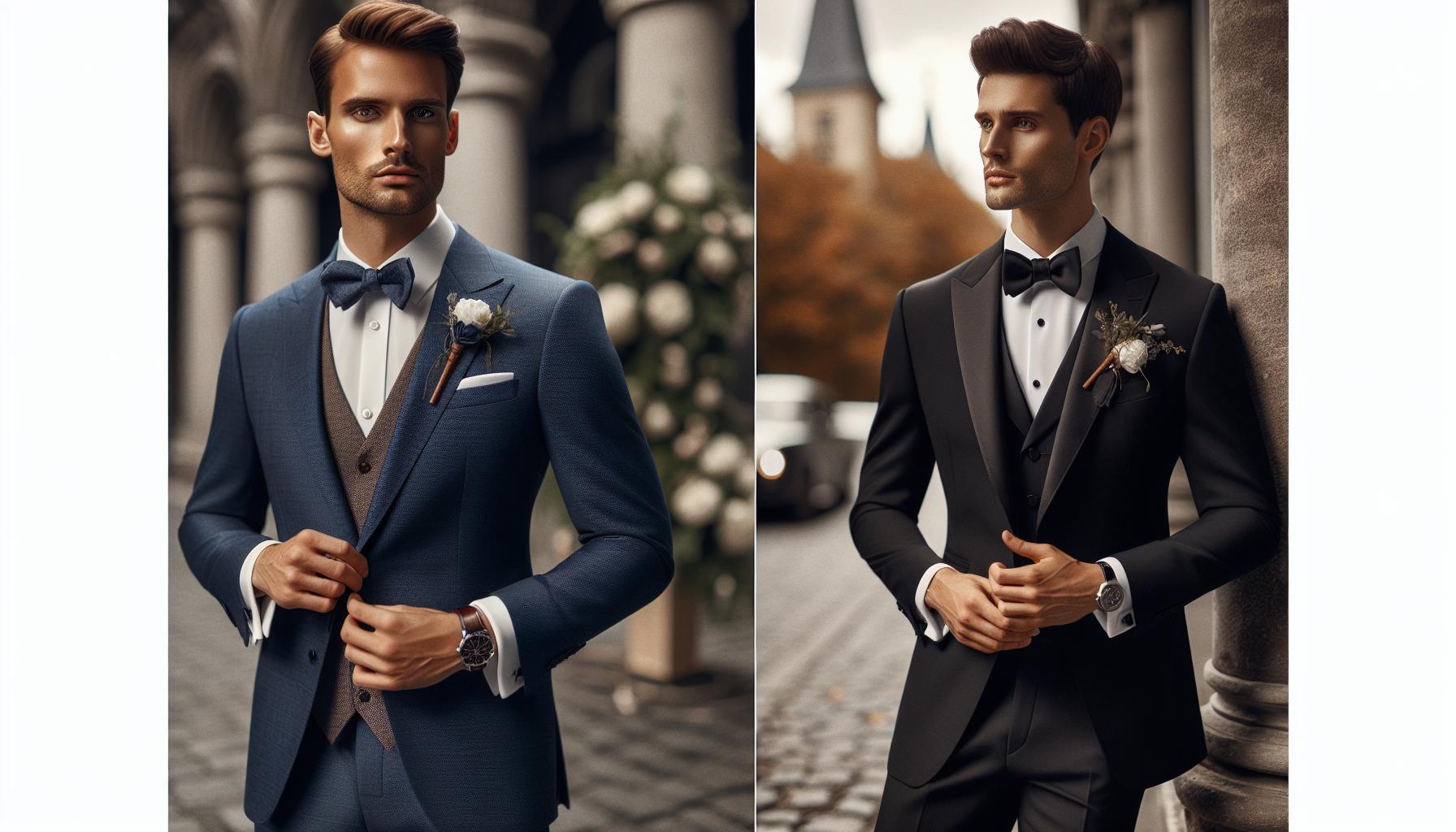 Essential Groom's Attire: Suits vs. Tuxedos
