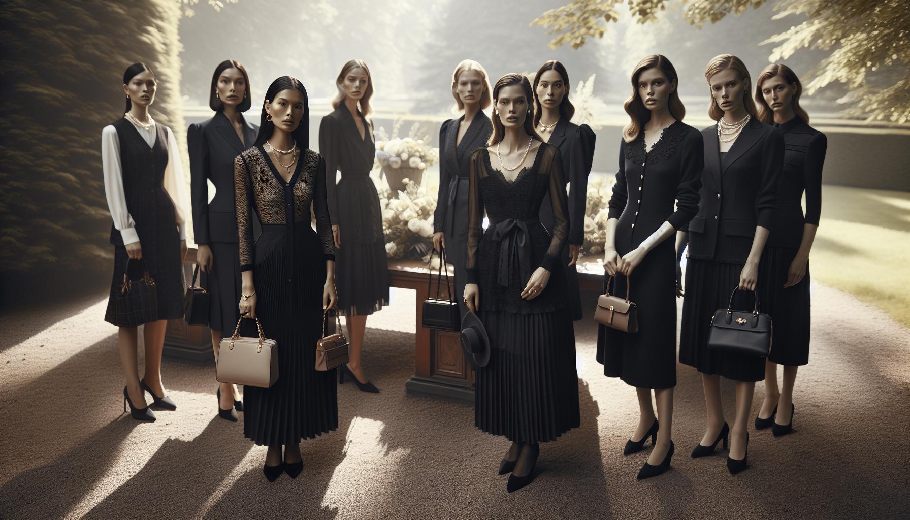 Elegant Outfit Ideas for Women Attending Funerals