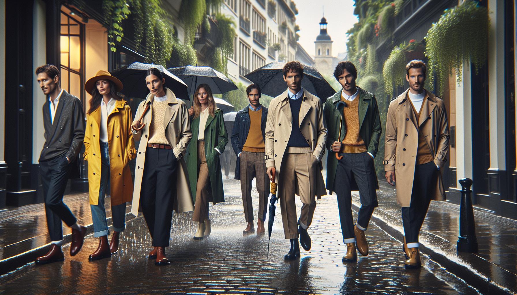 Essential Fabrics for Comfort and Style in Rainy Conditions